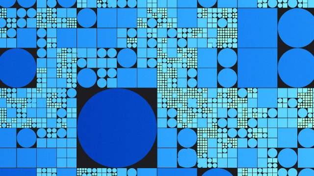 First explorations of an animated grid subdivision.