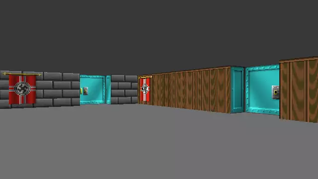 Experiment to generate some well-known textures (from the first-person shooter video game developed by id Software) in a textureless shader.