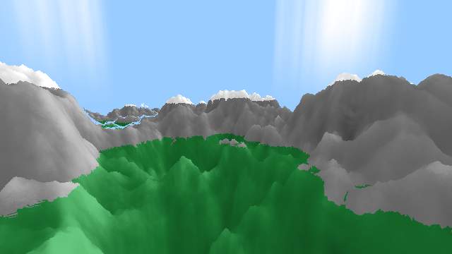 Random bumpmap Mountains